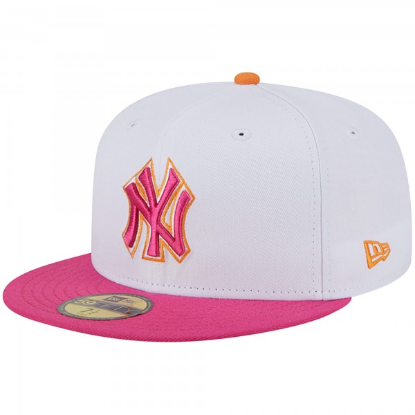 Бейсболка New York Yankees New Era Old Yankee Stadium 59FIFTY - White/Pink