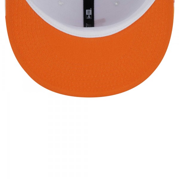 Бейсболка Los Angeles Dodgers New Era Flamingo 59FIFTY - White/Orange
