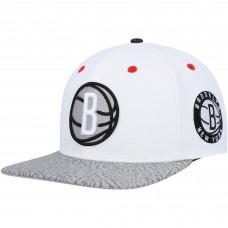 Бейсболка Brooklyn Nets Pro Standard Hook Elephant - White/Gray