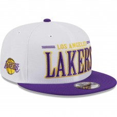 Бейсболка Los Angeles Lakers New Era Team Stack 9FIFTY - White