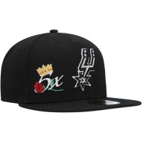 Бейсболка San Antonio Spurs New Era Crown Champs 59FIFTY - Black