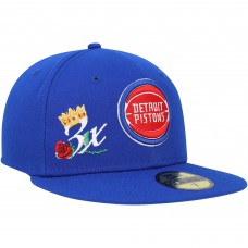 Бейсболка Detroit Pistons New Era Crown Champs 59FIFTY - Blue
