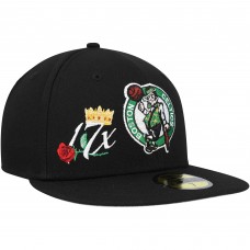 Бейсболка Boston Celtics New Era Crown Champs 59FIFTY - Black