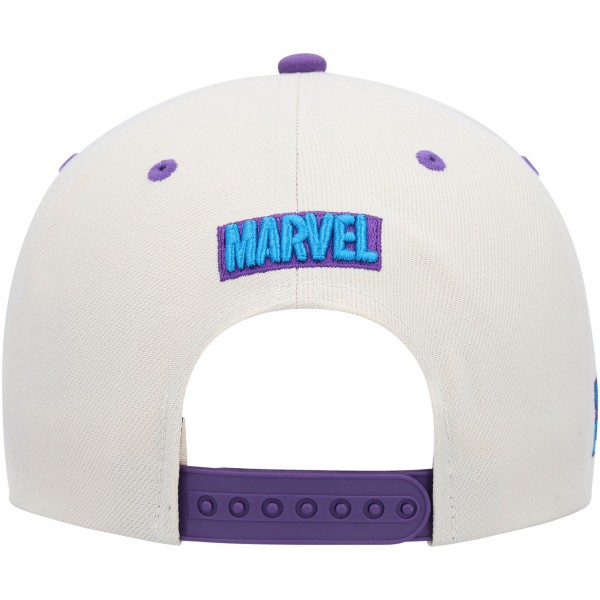 Детская бейсболка Black Panther Marvel - Cream/Purple