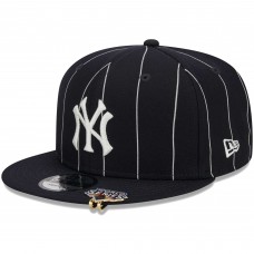 Бейсболка New York Yankees New Era 2009 World Series Clip Pinstripe 9FIFTY - Navy