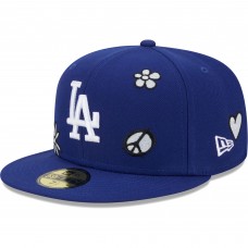 Бейсболка Los Angeles Dodgers New Era Sunlight Pop 59FIFTY - Royal