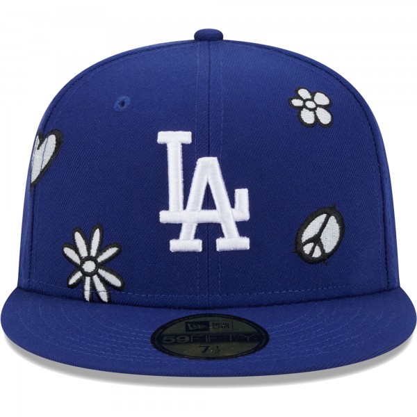 Бейсболка Los Angeles Dodgers New Era Sunlight Pop 59FIFTY - Royal