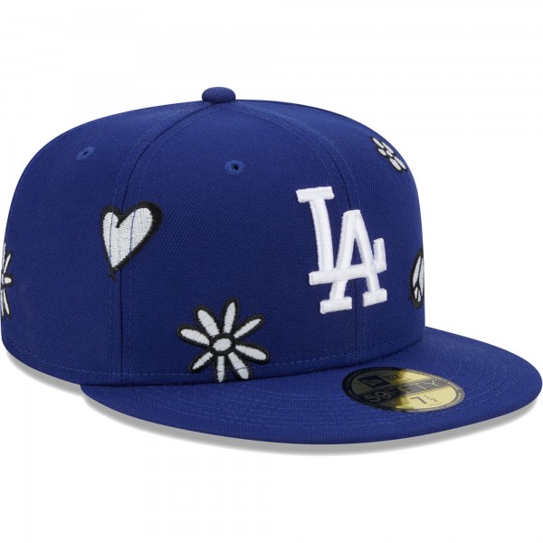 Бейсболка Los Angeles Dodgers New Era Sunlight Pop 59FIFTY - Royal