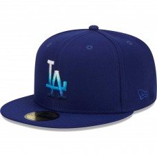 Бейсболка Los Angeles Dodgers New Era Metallic Gradient 59FIFTY - Royal