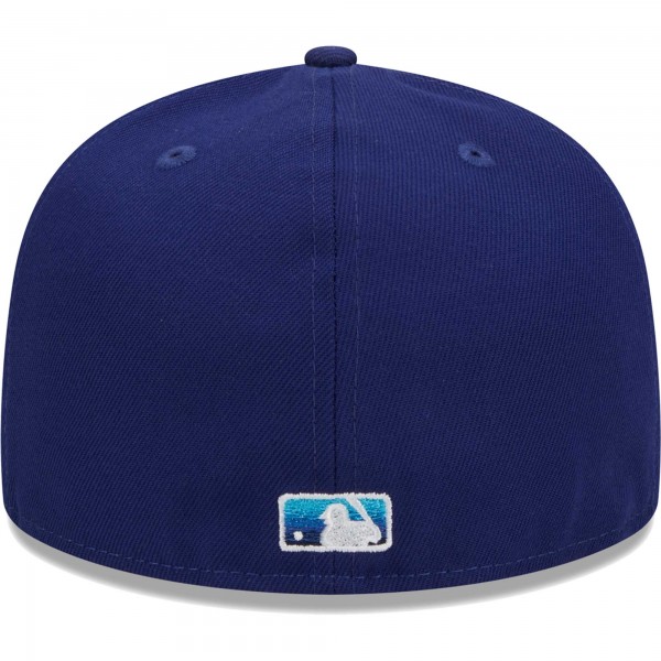 Бейсболка Los Angeles Dodgers New Era Metallic Gradient 59FIFTY - Royal