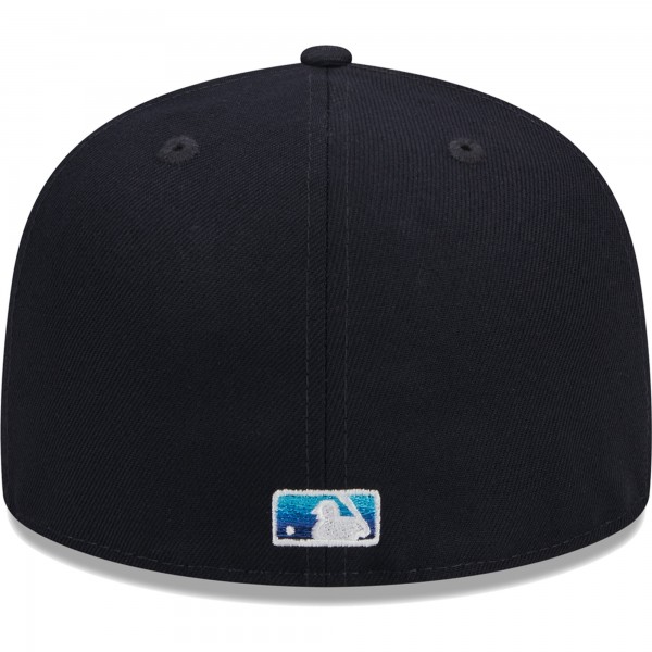 Бейсболка New York Yankees New Era Metallic Gradient 59FIFTY - Navy