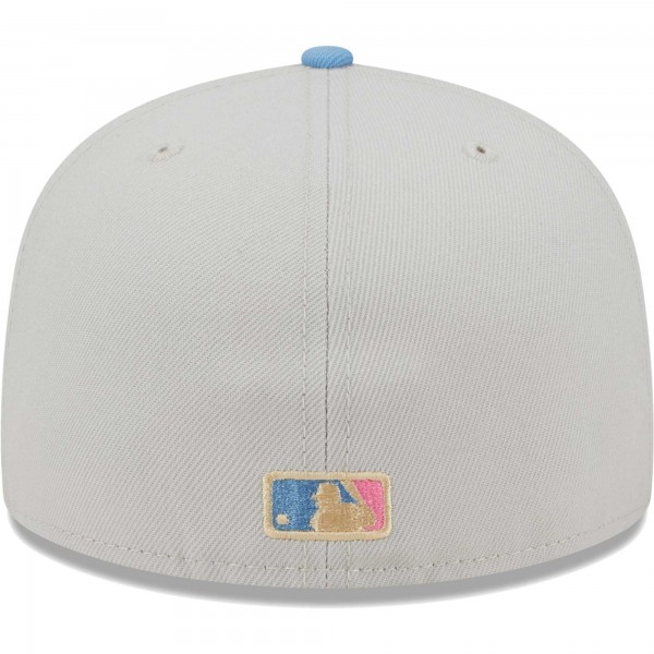 Бейсболка Los Angeles Dodgers New Era Beach Front 59FIFTY - Natural