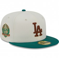 Бейсболка Los Angeles Dodgers New Era Cooperstown Collection Camp 59FIFTY - White