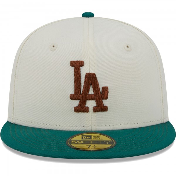 Бейсболка Los Angeles Dodgers New Era Cooperstown Collection Camp 59FIFTY - White