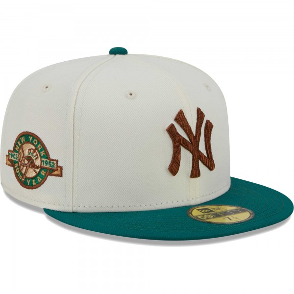 Бейсболка New York Yankees New Era Cooperstown Collection Camp 59FIFTY - White