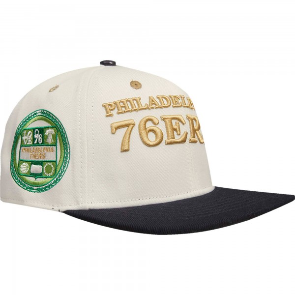 Бейсболка Philadelphia 76ers Album Cover - Cream/Black