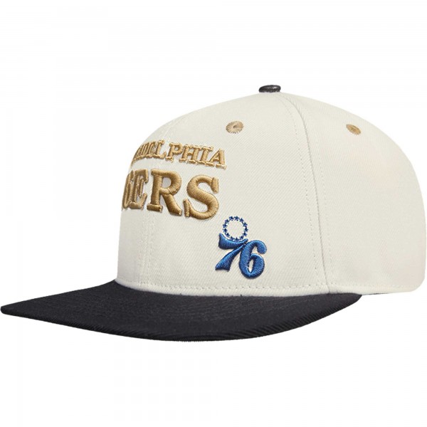 Бейсболка Philadelphia 76ers Album Cover - Cream/Black