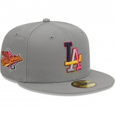 Бейсболка Los Angeles Dodgers New Era Color Pack 59FIFTY - Gray