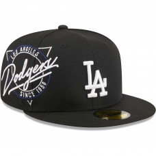 Бейсболка Los Angeles Dodgers New Era Neon 59FIFTY - Black