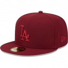 Бейсболка Los Angeles Dodgers New Era Color Pack 59FIFTY - Cardinal