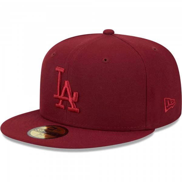 Бейсболка Los Angeles Dodgers New Era Color Pack 59FIFTY - Cardinal