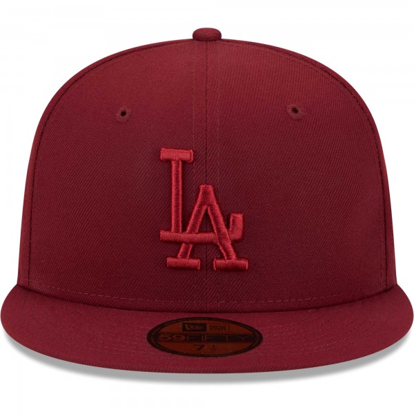 Бейсболка Los Angeles Dodgers New Era Color Pack 59FIFTY - Cardinal
