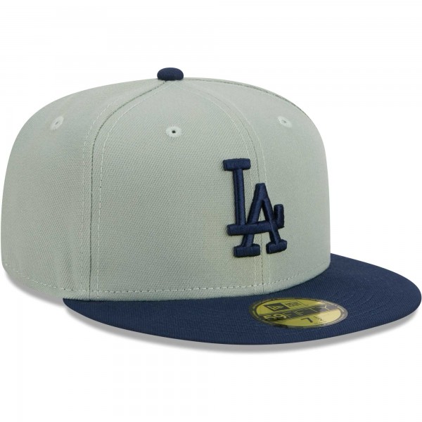 Бейсболка Los Angeles Dodgers New Era Two-Tone Color Pack 59FIFTY - Green