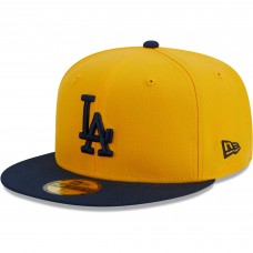 Бейсболка Los Angeles Dodgers New Era Two-Tone Color Pack 59FIFTY - Gold