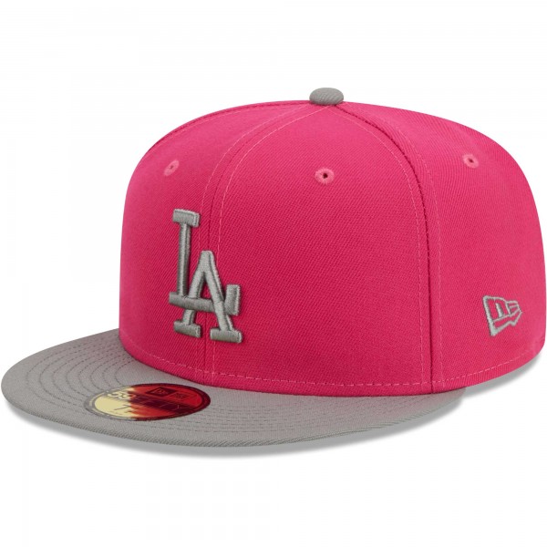 Бейсболка Los Angeles Dodgers New Era Two-Tone Color Pack 59FIFTY - Pink