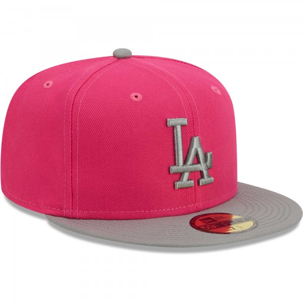 Бейсболка Los Angeles Dodgers New Era Two-Tone Color Pack 59FIFTY - Pink