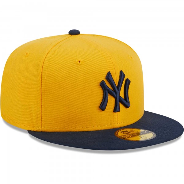 Бейсболка New York Yankees New Era Two-Tone Color Pack 59FIFTY - Gold