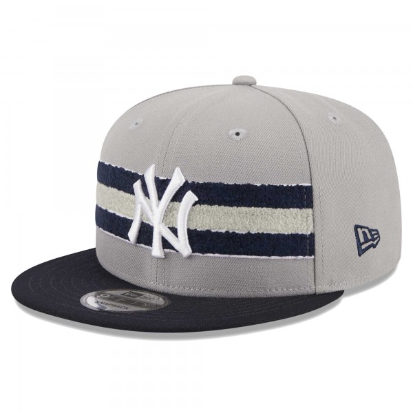 Бейсболка New York Yankees New Era Gray/Navy Band 9FIFTY Snapback