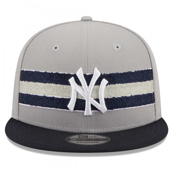 Бейсболка New York Yankees New Era Gray/Navy Band 9FIFTY Snapback