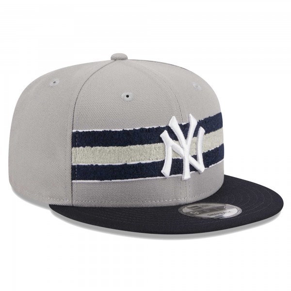 Бейсболка New York Yankees New Era Gray/Navy Band 9FIFTY Snapback