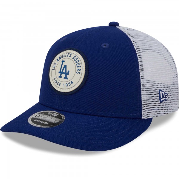 Бейсболка Los Angeles Dodgers New Era Circle Trucker Low Profile 9FIFTY - Royal