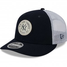 Бейсболка New York Yankees New Era Circle Trucker Low Profile 9FIFTY - Navy