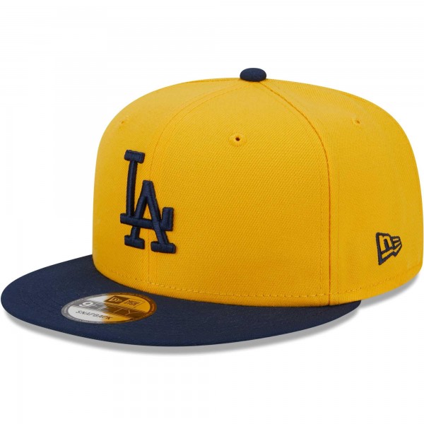 Бейсболка Los Angeles Dodgers New Era Two-Tone Color Pack 9FIFTY - Gold