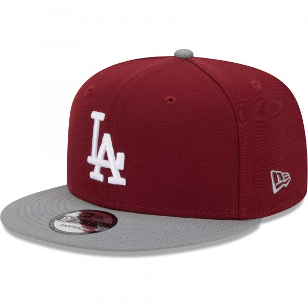 Бейсболка Los Angeles Dodgers New Era Two-Tone Color Pack 9FIFTY - Cardinal