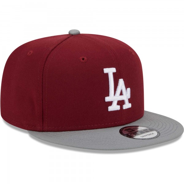 Бейсболка Los Angeles Dodgers New Era Two-Tone Color Pack 9FIFTY - Cardinal