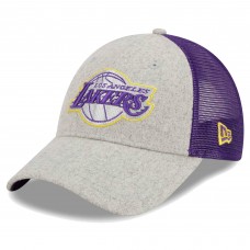 Бейсболка Los Angeles Lakers New Era Pop Trucker 9FORTY - Gray/Purple