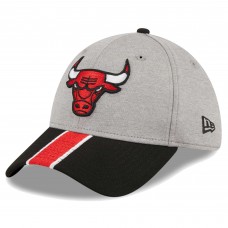 Бейсболка Chicago Bulls New Era Striped 39THIRTY - Gray/Black