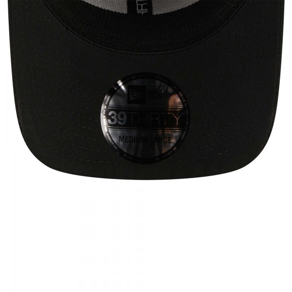 Бейсболка Chicago Bulls New Era Striped 39THIRTY - Gray/Black