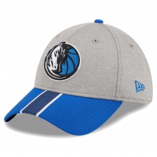 Бейсболка Dallas Mavericks New Era Striped 39THIRTY - Gray/Blue