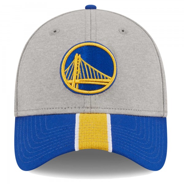 Бейсболка Golden State Warriors New Era Striped 39THIRTY - Gray/Royal