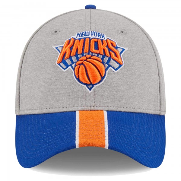 Бейсболка New York Knicks New Era Striped 39THIRTY - Gray/Blue