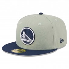 Бейсболка Golden State Warriors New Era Two-Tone Color Pack 59FIFTY - Sage/Navy