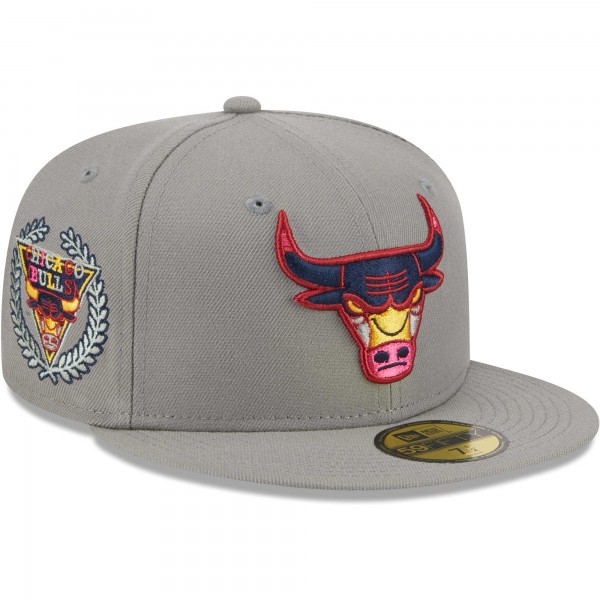 Бейсболка Chicago Bulls New Era Color Pack 59FIFTY - Gray