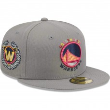 Бейсболка Golden State Warriors New Era Color Pack 59FIFTY - Gray