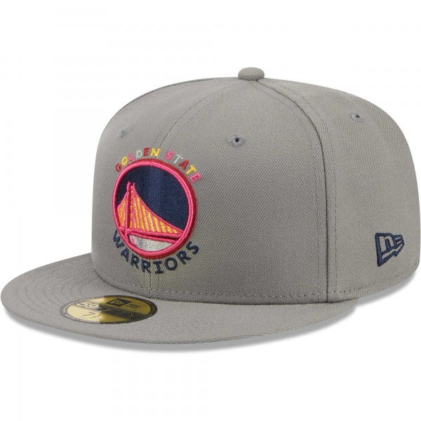 Бейсболка Golden State Warriors New Era Color Pack 59FIFTY - Gray