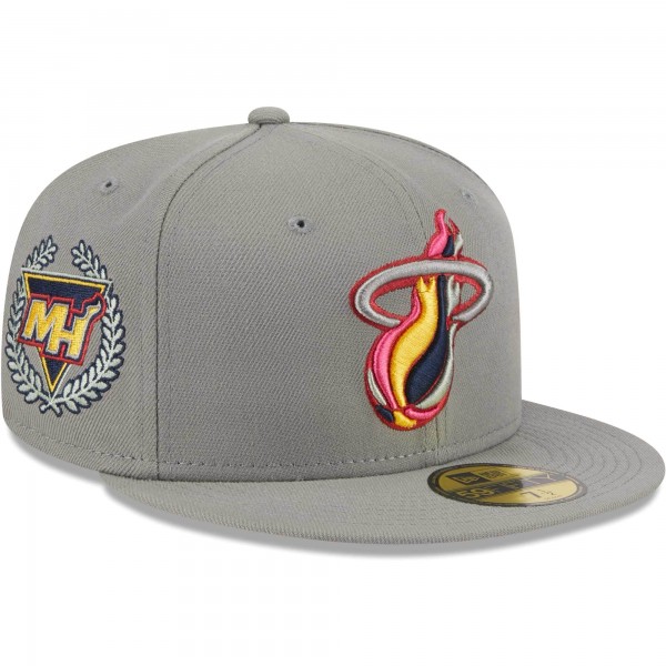 Бейсболка Miami Heat New Era Color Pack 59FIFTY - Gray
